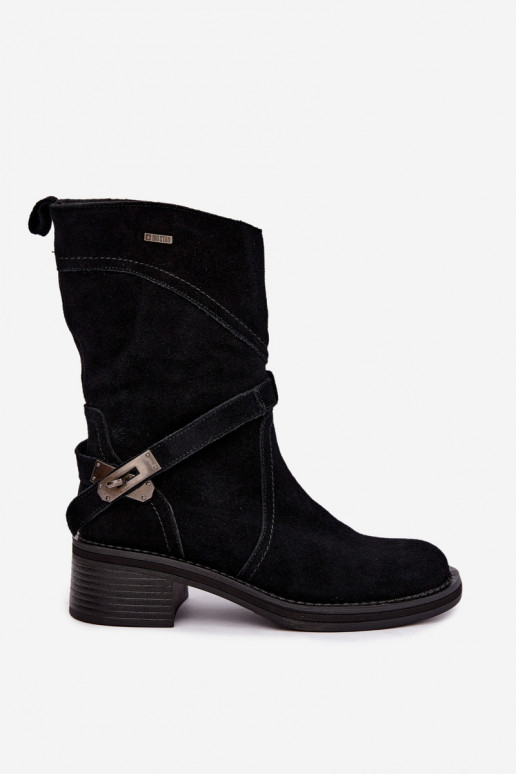 soojad naiste ankle boots Big Star UU274608 mustas värv
