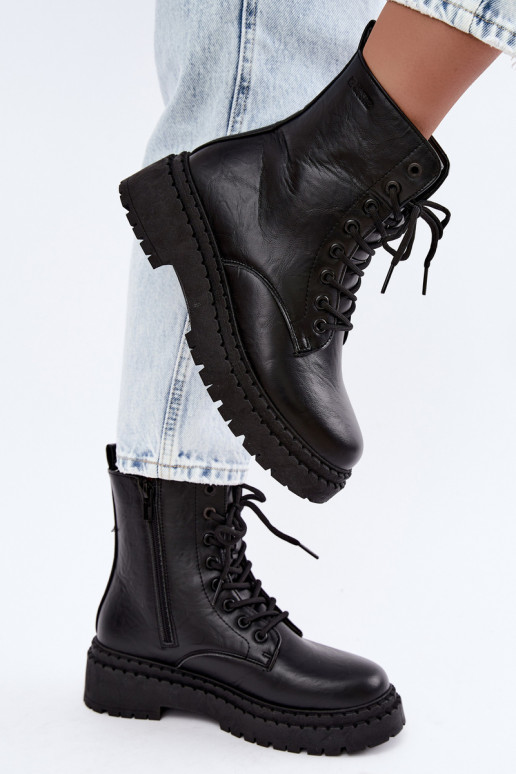 Naiste ankle boots Big Star UU274816 mustas