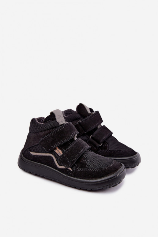 Nahast laste jalatsid Barefoot Froddo G3110266-20 musta värvi