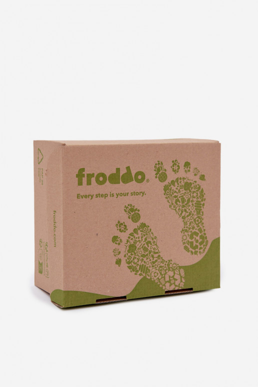Nahast laste jalatsid Barefoot Froddo G3110266-20 musta värvi