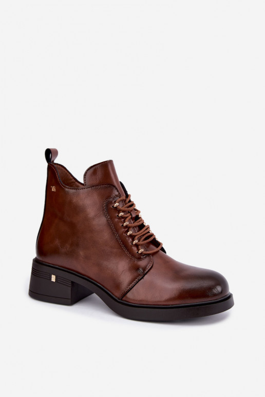 Tehisnaha isoleeritud ankle saapad T.Sokolski Z26-288 pruunid