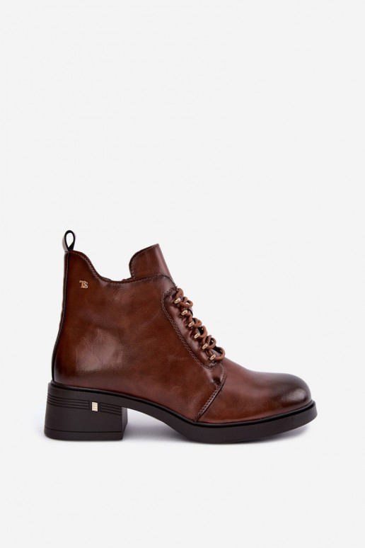 Tehisnaha isoleeritud ankle saapad T.Sokolski Z26-288 pruunid