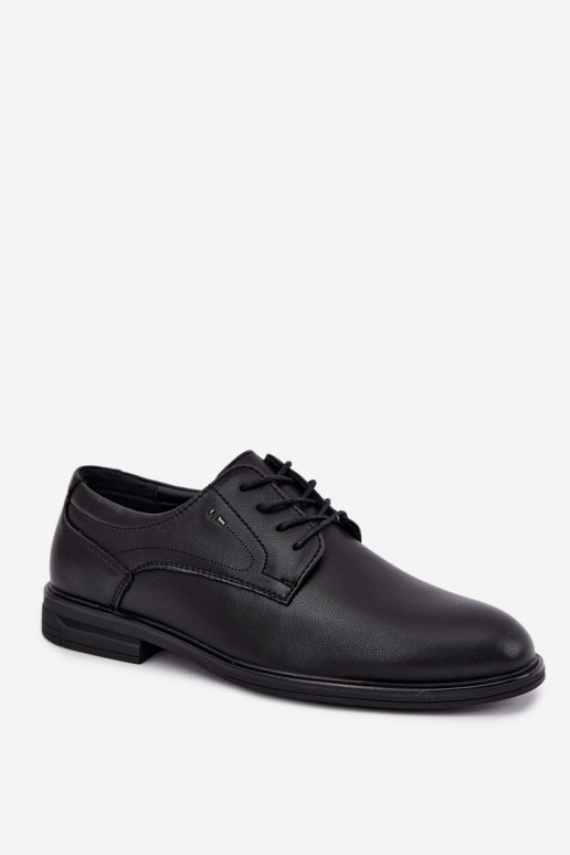 Elegantne mustad meeste kingad Calven