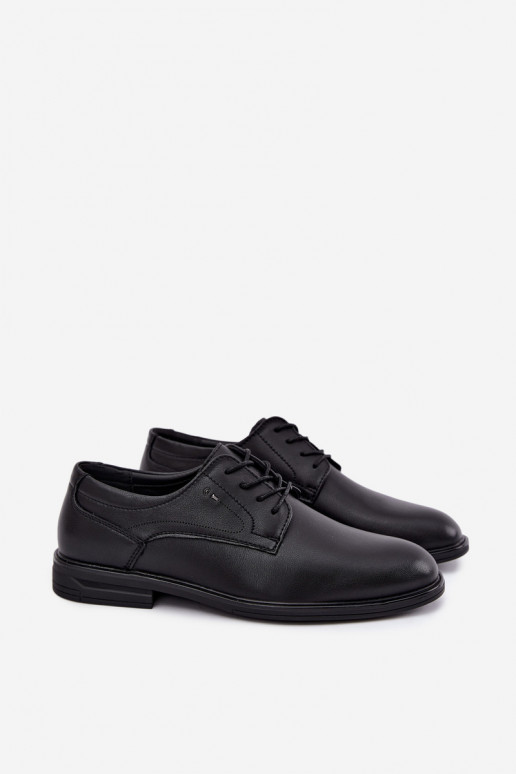 Elegantne mustad meeste kingad Calven