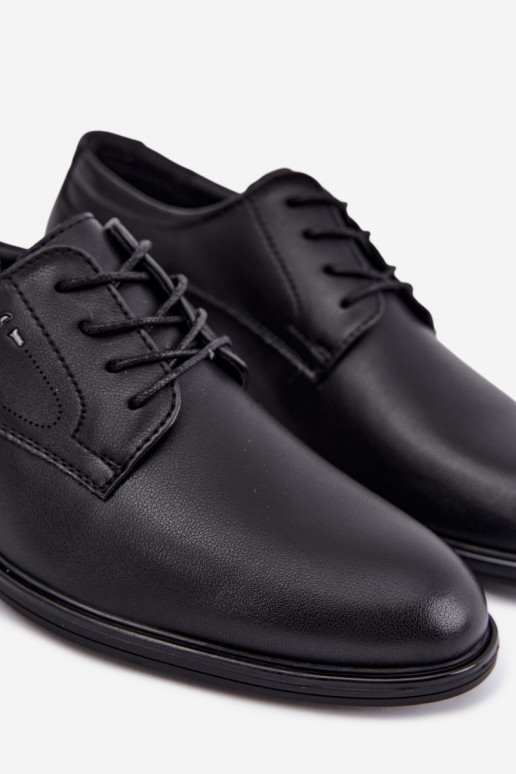 Elegantne mustad meeste kingad Calven