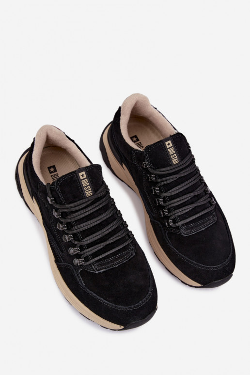 Meeste seemisnahast spordijalatsid Big Star OO174321 mustad