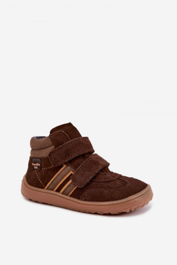 Laste kunstnahast jalatsid Barefoot FRODDO G3110285-3 pruunid