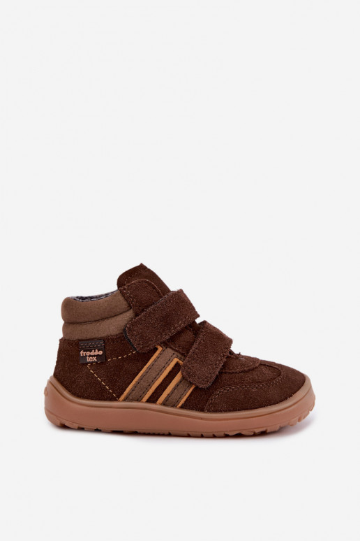 Laste kunstnahast jalatsid Barefoot FRODDO G3110285-3 pruunid