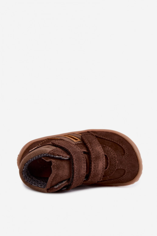 Laste kunstnahast jalatsid Barefoot FRODDO G3110285-3 pruunid