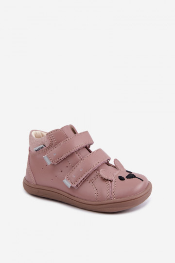 Roosad nahast Barefoot laste kingad Bartek 8631985
