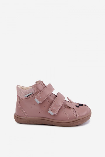 Roosad nahast Barefoot laste kingad Bartek 8631985 2