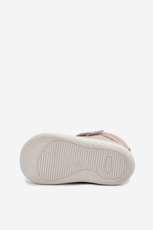 Nahk laste lumesaapad Barefoot Bartek 8401454 liivavärvi