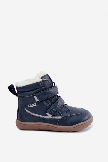 Nahk laste lumesaapad Barefoot Bartek 8401456 tumesinises 2