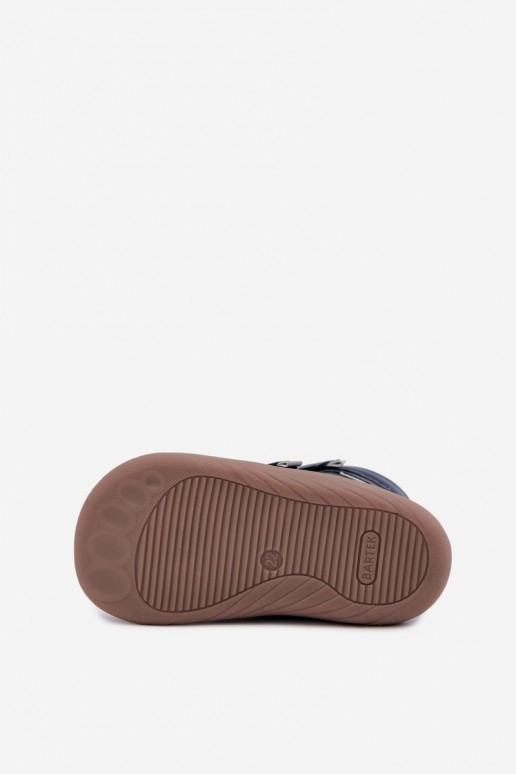 Nahk laste lumesaapad Barefoot Bartek 8401456 tumesinises