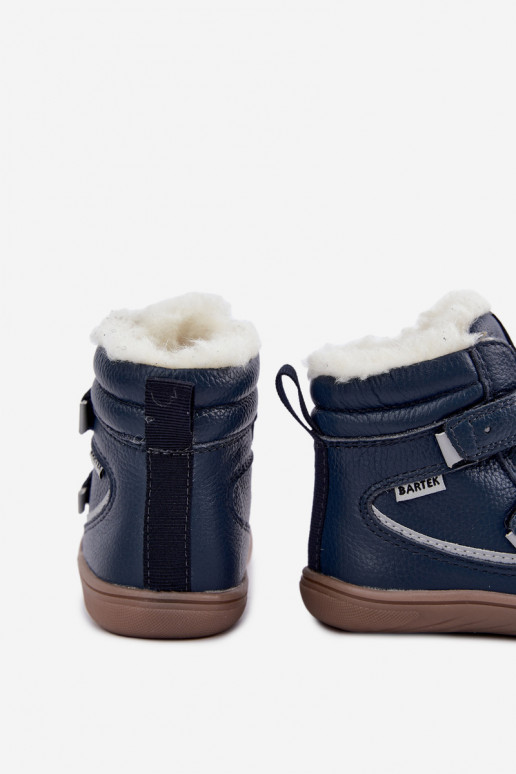 Nahk laste lumesaapad Barefoot Bartek 8401456 tumesinises
