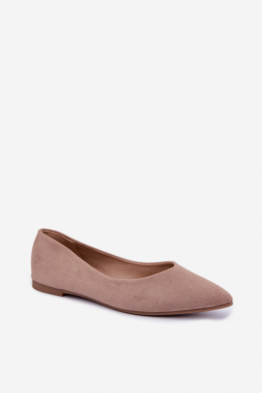 faux suede ballerinad liivavärvi Lelisa