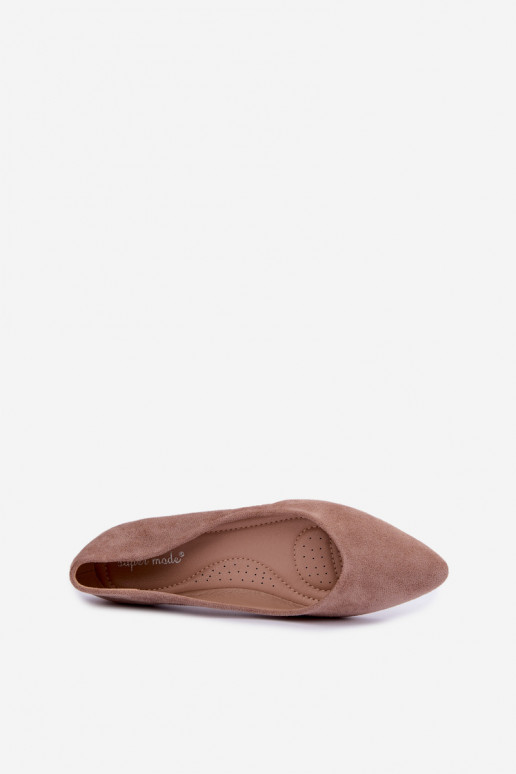 faux suede ballerinad liivavärvi Lelisa