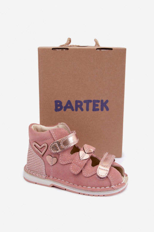 Naiste sandaalid lastele Bartek 8550069 roosa värviga