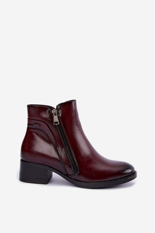 Soojad burgundia saapad Merseline