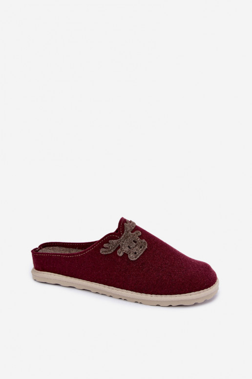 Naiste sussid koos põtradega Inblu CS000049 burgundia