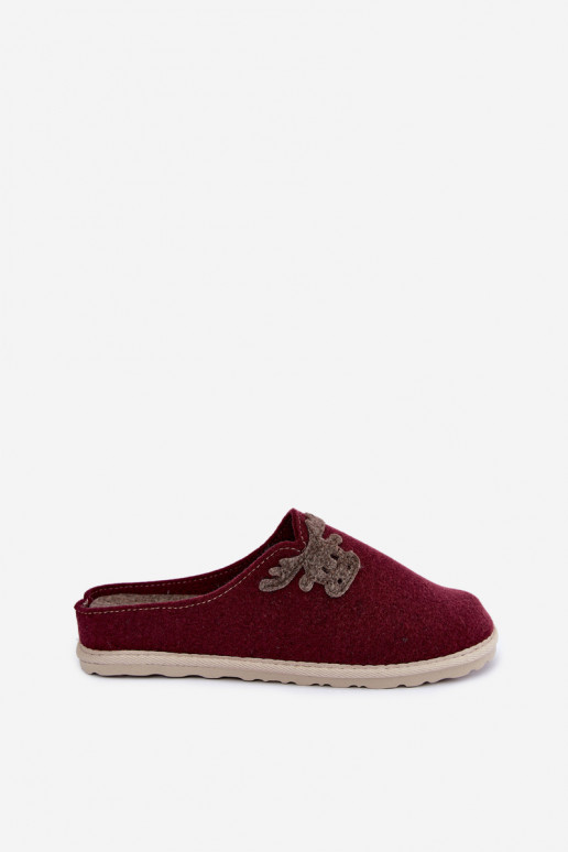 Naiste sussid koos põtradega Inblu CS000049 burgundia