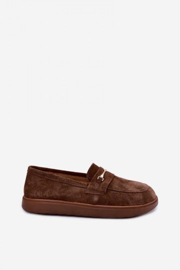 mokasiinid pruunist kunstsuede'ist Zazoo 2