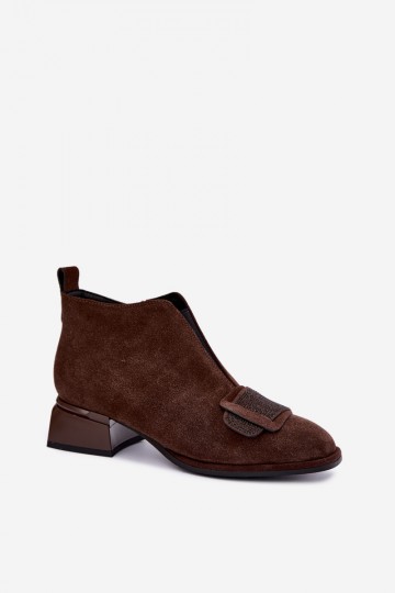 faux suede isoleeritud saapad Klocke Artiker 59C0106 pruunis