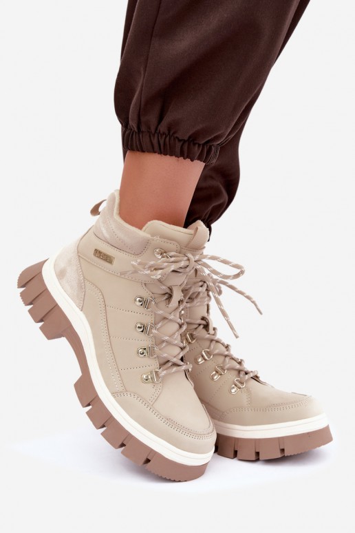 isoleeritud naiste jalanõud Lee Cooper LCJ-26-31-4581 beežis