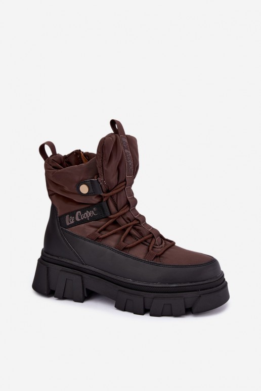 naiste talve saapad Lee Cooper LCJ-26-01-4631 pruunis