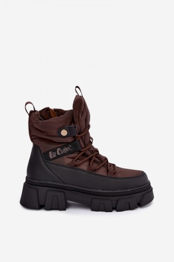 nööpidega lumesaapad Pealiste omad Lossi juurde Lee Cooper LCJ-26-01-4631 pruunid värvi 2