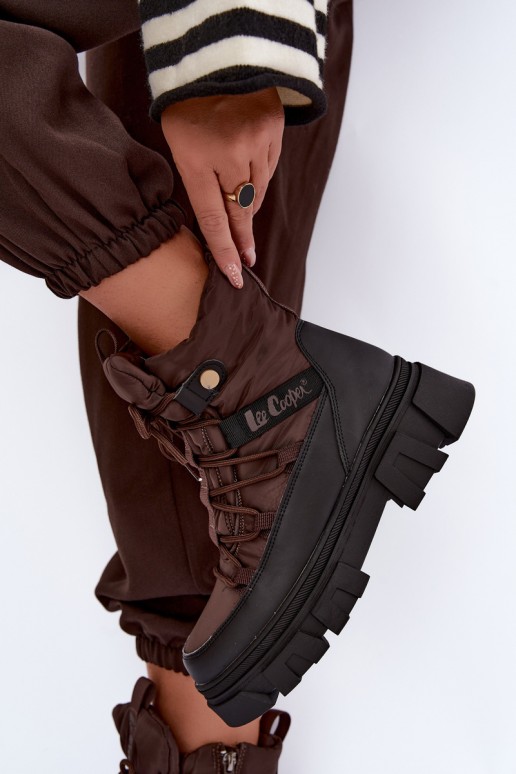 naiste talve saapad Lee Cooper LCJ-26-01-4631 pruunis