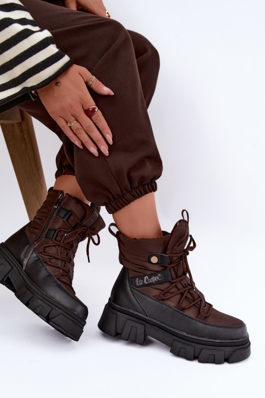 naiste talve saapad Lee Cooper LCJ-26-01-4631 pruunis