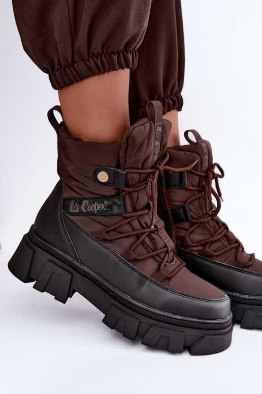 naiste talve saapad Lee Cooper LCJ-26-01-4631 pruunis