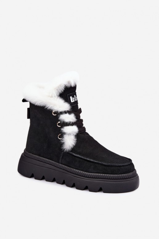 naiste talve saapad faux suede Lee Cooper LCJ-25-01-3737 mustas