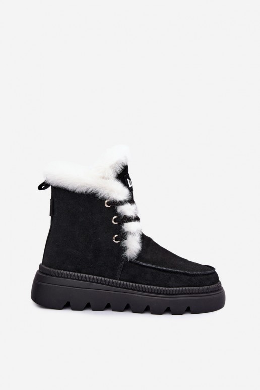 naiste talve saapad faux suede Lee Cooper LCJ-25-01-3737 mustas
