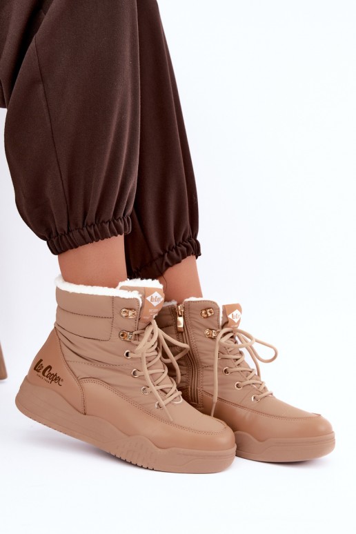 nööriga talve saapad Lee Cooper LCJ-44-4565 pruunis