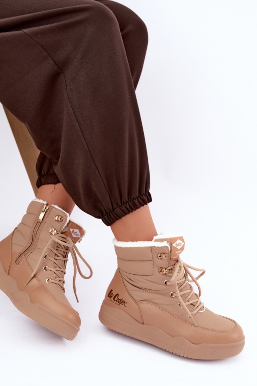 nööriga talve saapad Lee Cooper LCJ-44-4565 pruunis