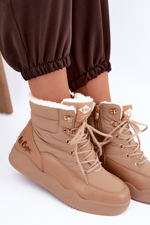 nööriga talve saapad Lee Cooper LCJ-44-4565 pruunis