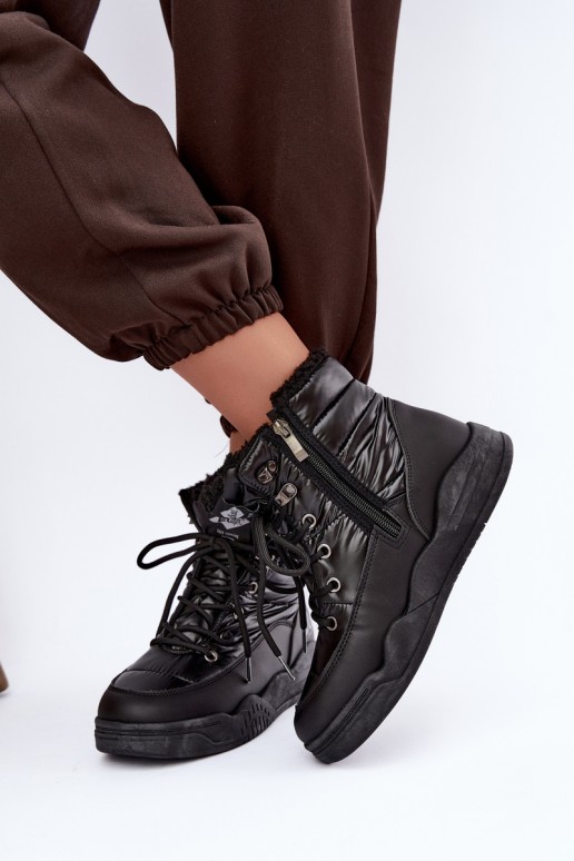 nööriga talve saapad Lee Cooper LCJ-44-4562 mustas