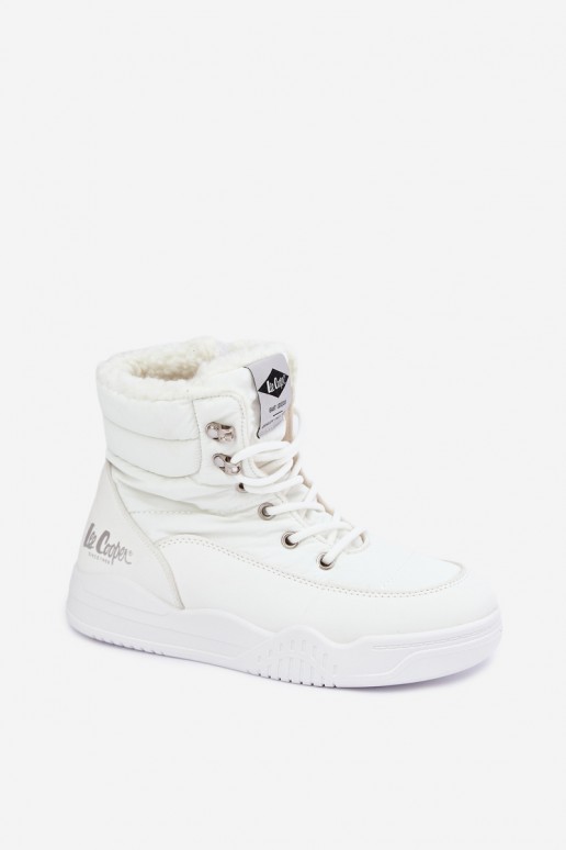 nööriga talve saapad Lee Cooper LCJ-44-4563 valges