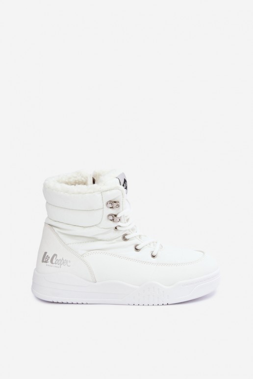 nööriga talve saapad Lee Cooper LCJ-44-4563 valges