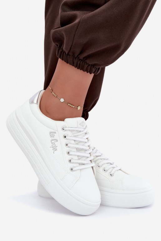 platvormiga spordijalatsid Lee Cooper LCJ-26-44-4561 valges