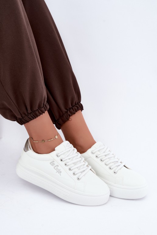 platvormiga spordijalatsid Lee Cooper LCJ-26-44-4561 valges