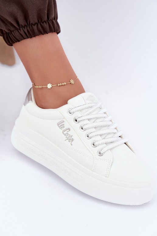 platvormiga spordijalatsid Lee Cooper LCJ-26-44-4561 valges