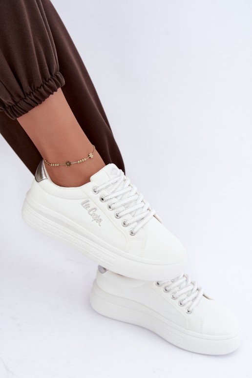platvormiga spordijalatsid Lee Cooper LCJ-26-44-4561 valges