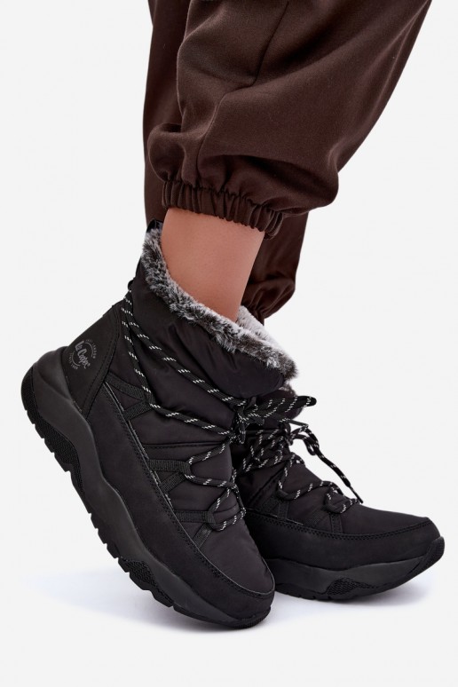 libisev lumeeneboots stiilsete detailidega Lee Cooper LCJ-24-03-3063 mustas värv