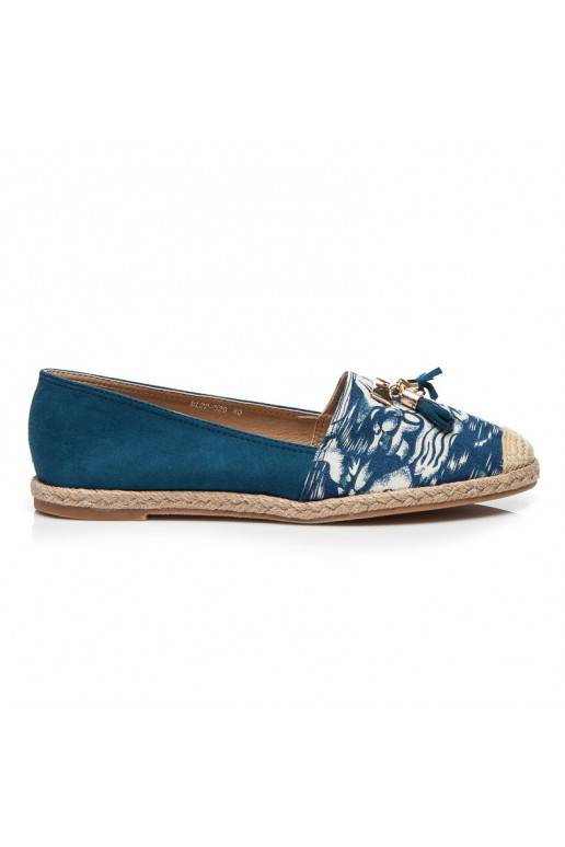 Espadrillid Jeans Blue Suede BL22-520BL