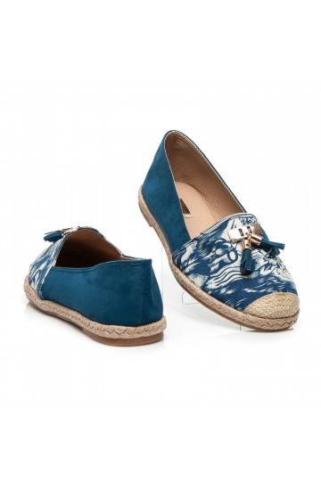 Espadrillid Jeans Blue Suede BL22-520BL