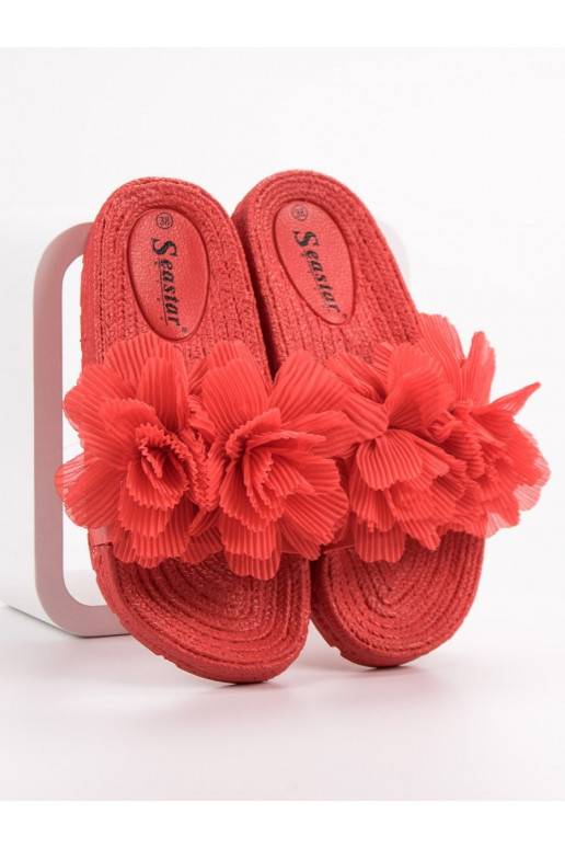 Punased Plätud lilledega BAT_CK88R  - 3 Punased Plätud lilledega BAT_CK88R  - 3