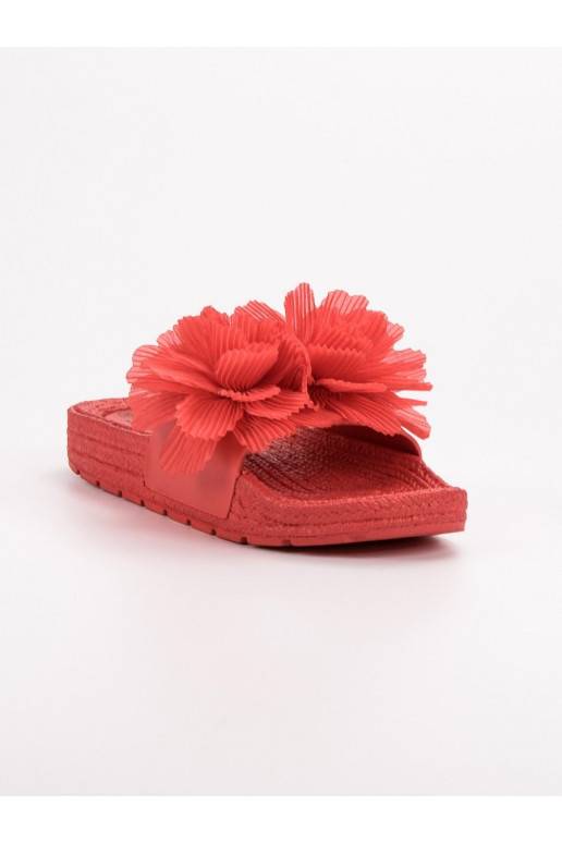 Punased Plätud lilledega BAT_CK88R  - 6 Punased Plätud lilledega BAT_CK88R  - 6